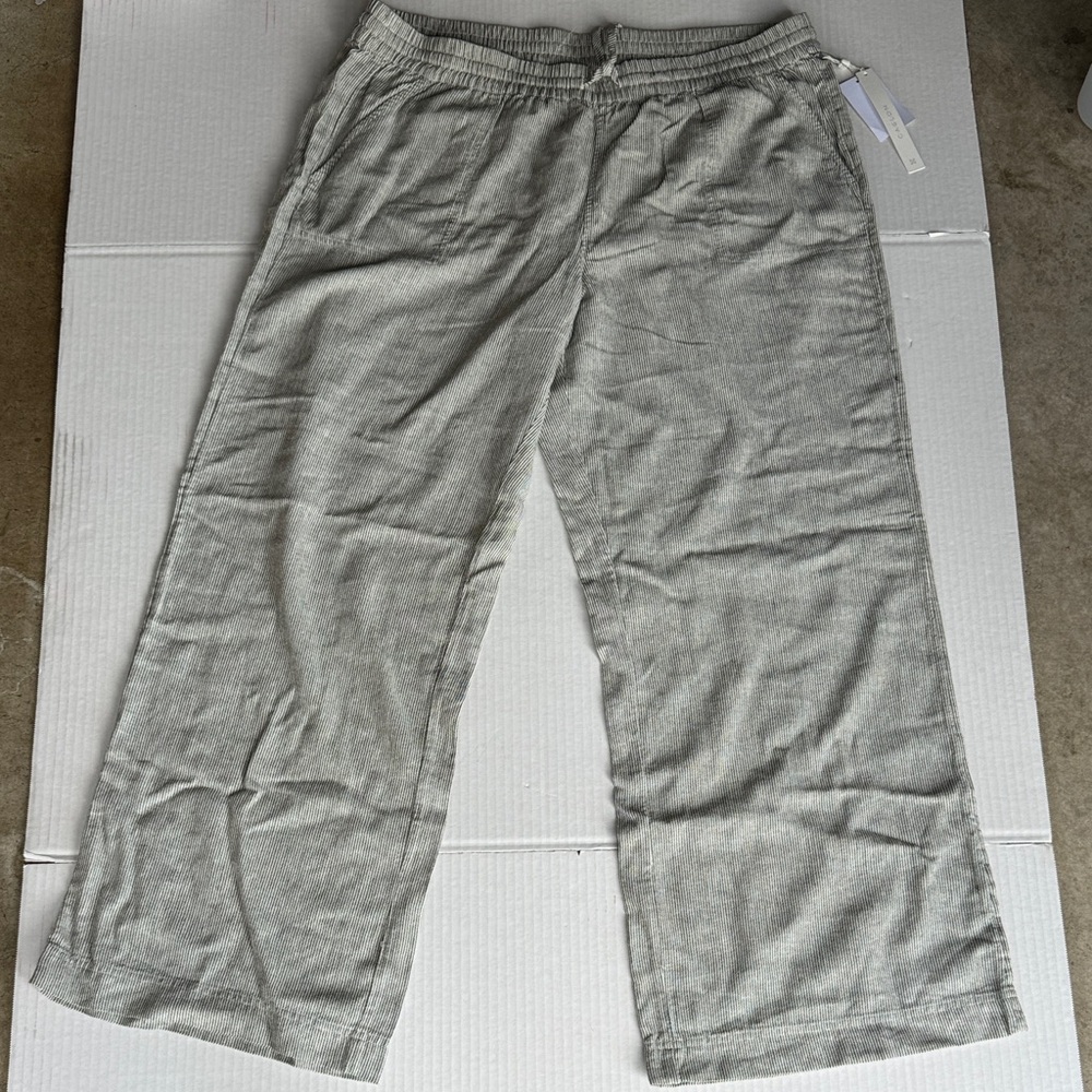 Caslon Women's Wide-Leg Jogger Pants - Light Gray